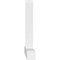 Ekena Millwork Portland Architectural Grade PVC Gable Bracket, 72"W x 30"H x 4"D x 4"F, 10/12 Pitch GBP072X30X0404POR00 - alternate 3
